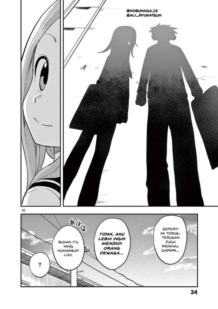 Karakai Jouzu no Takagi-san chapter 156 halaman 17