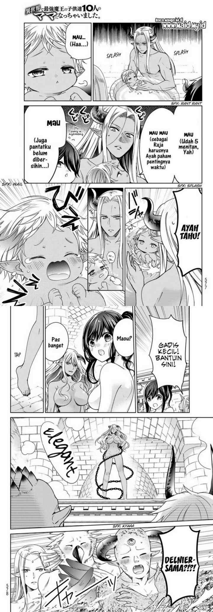 Isekai de Saikyo Mao no Kodomotachi no Mama ni Natchaimashita chapter 18 halaman 11