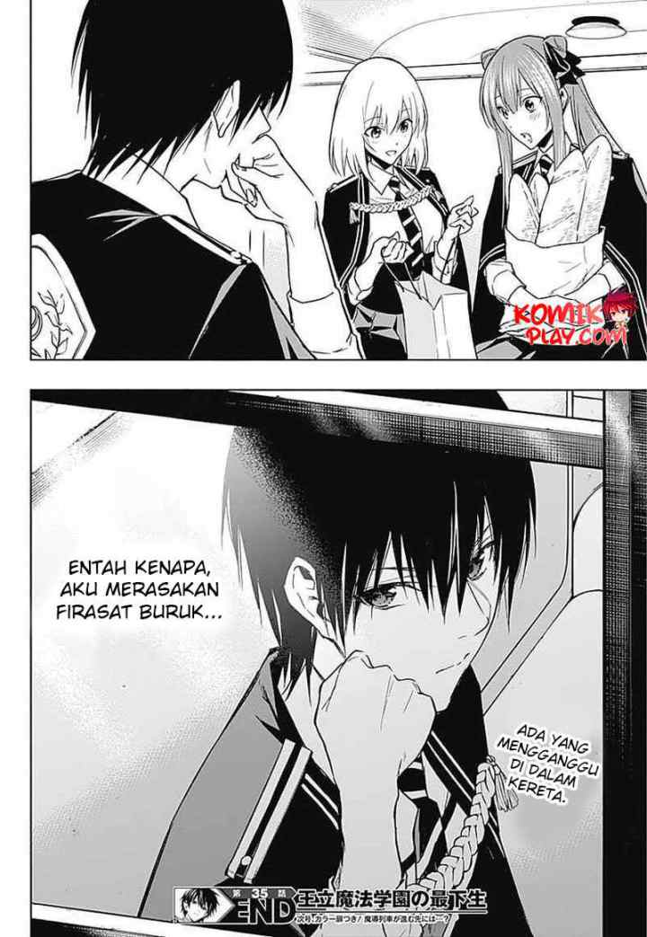 Ouritsu Mahou Gakuen no Saika Sei: Slum Agari no Saikyou Mahoushi, Kizoku darake no Gakuen de Musou suru chapter 35 halaman 19