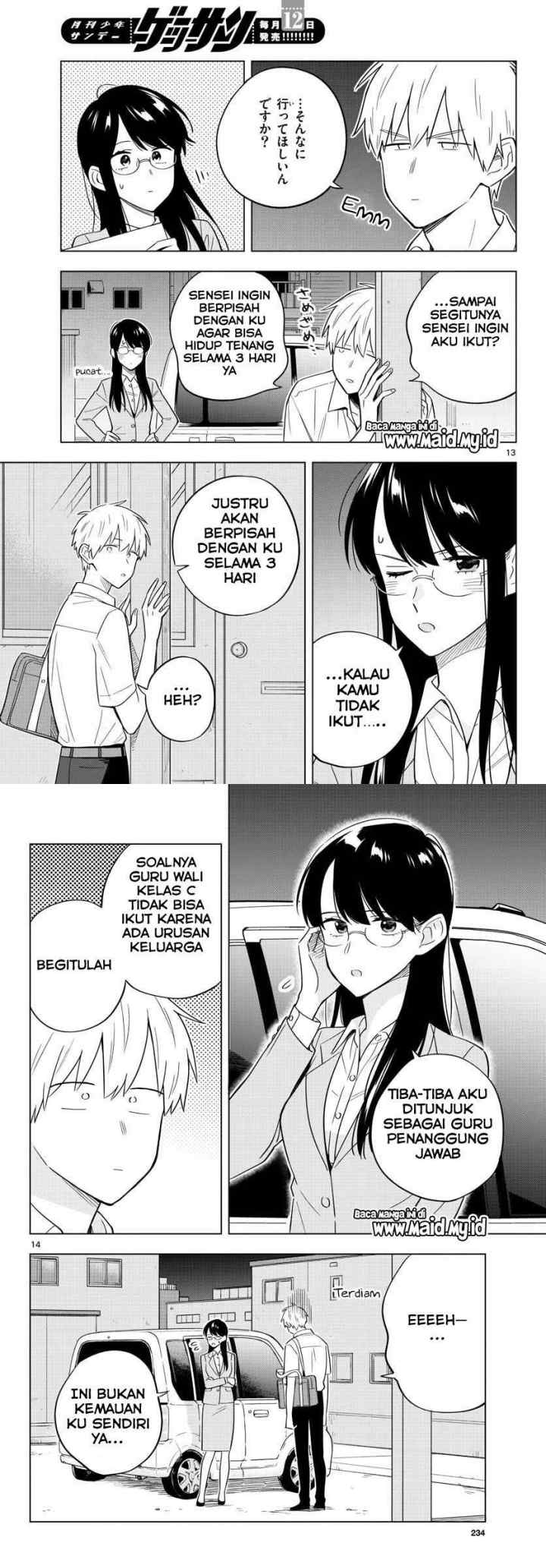 Sensei wa Koi wo Oshierarenai chapter 34 halaman 8
