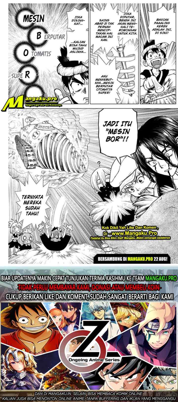 Dr. Stone chapter 161 halaman 19