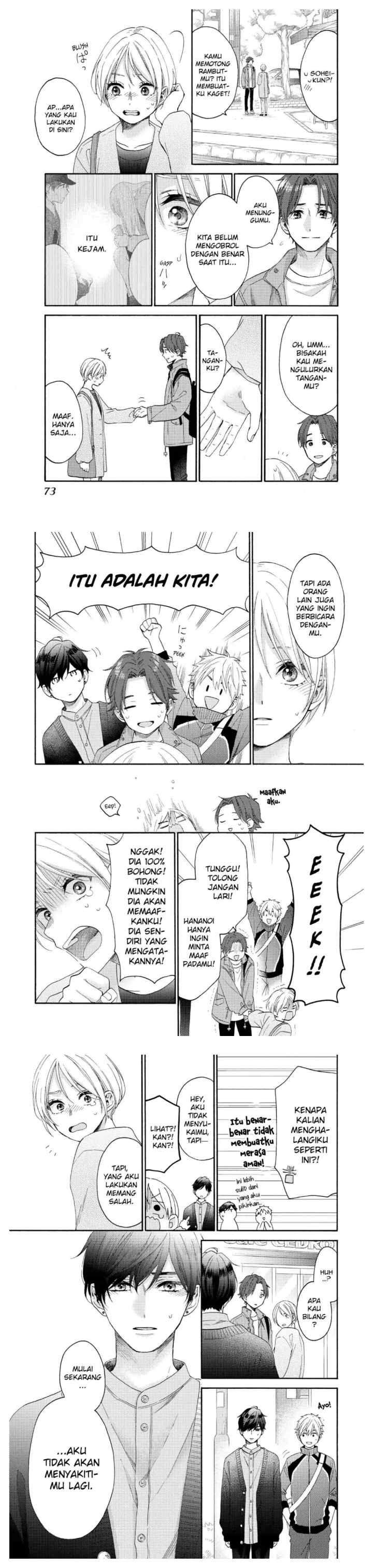 Hananoi-kun to Koi no Yamai chapter 43 halaman 9