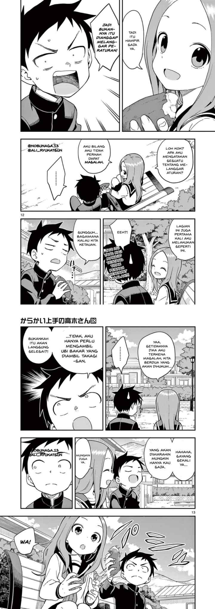 Karakai Jouzu no Takagi-san chapter 155 halaman 8