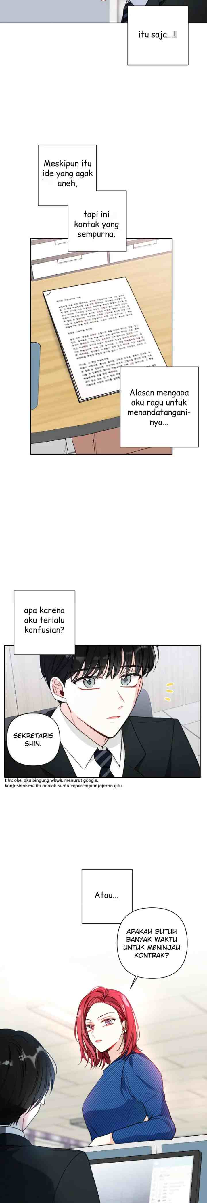 My Boss's Special Request chapter 4 halaman 9