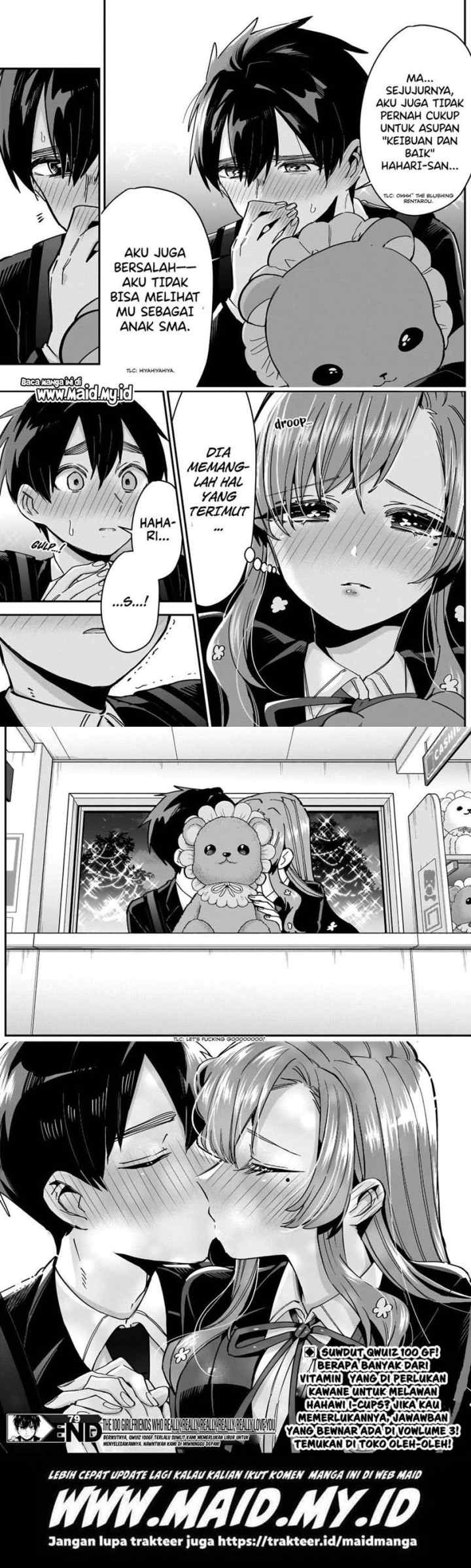 Kimi no Koto ga Dai Dai Dai Dai Daisuki na 100-ri no Kanojo chapter 79 halaman 11