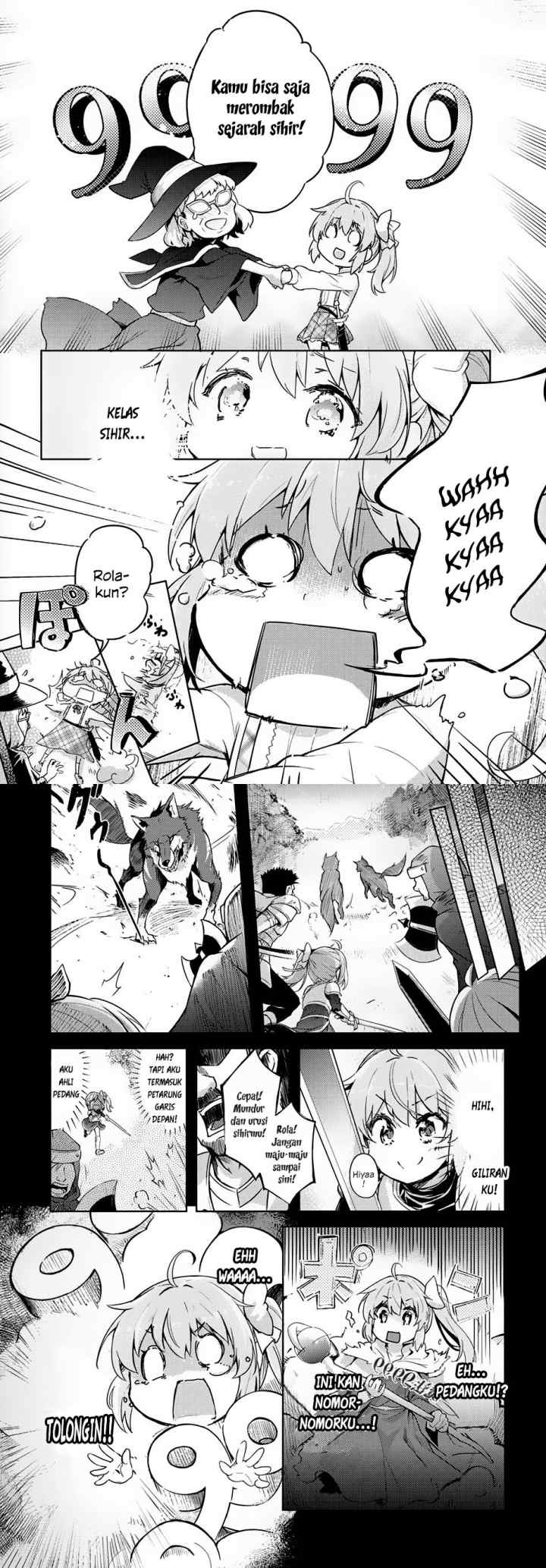 Kenshi o Mezashite Nyugaku Shitanoni Maho Tekisei 9999 Nandesukedo!? chapter 1 halaman 11
