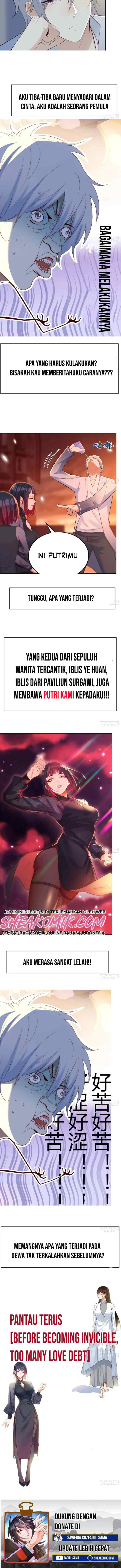 Before Becoming Invincible, Too Many Love Debt chapter 0 halaman 4