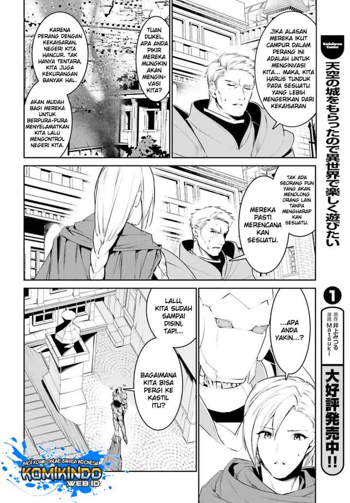 Tenkuu no Shiro o Moratta no de Isekai de Tanoshiku Asobitai chapter 10.1 halaman 12