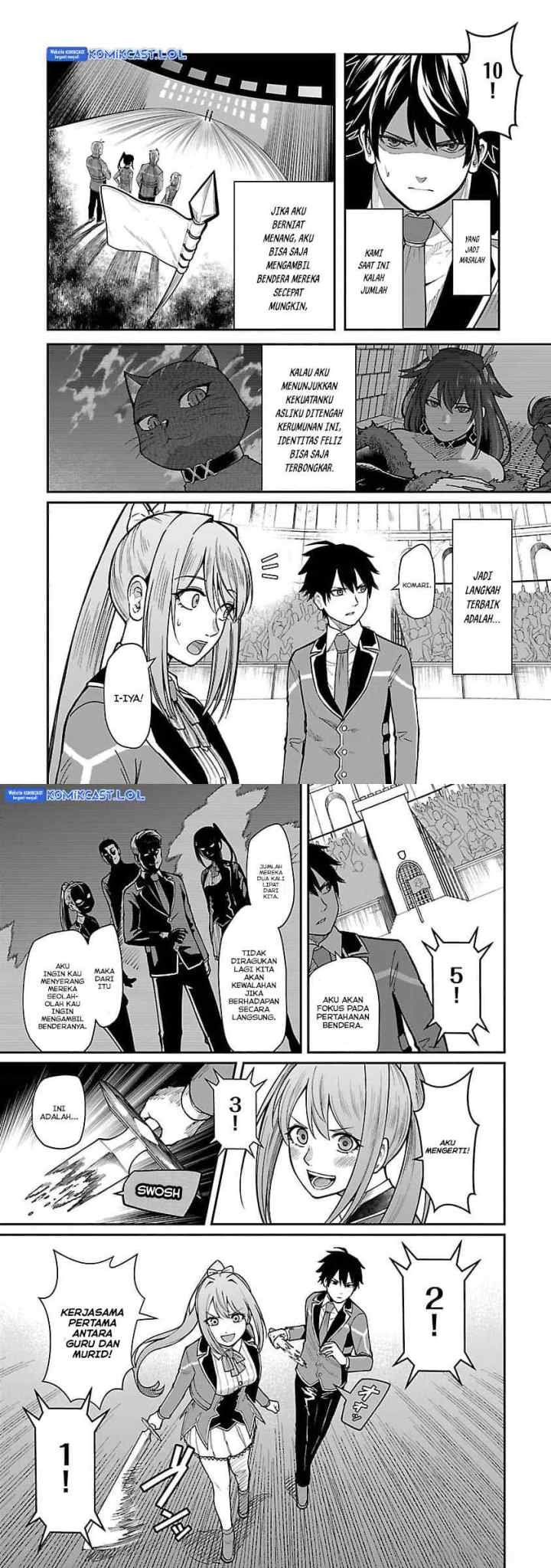 Saikyou no Maou ni Kitaerareta Yuusha Isekai Kikanshatati no Gakuen de Musou Suru chapter 21 halaman 4