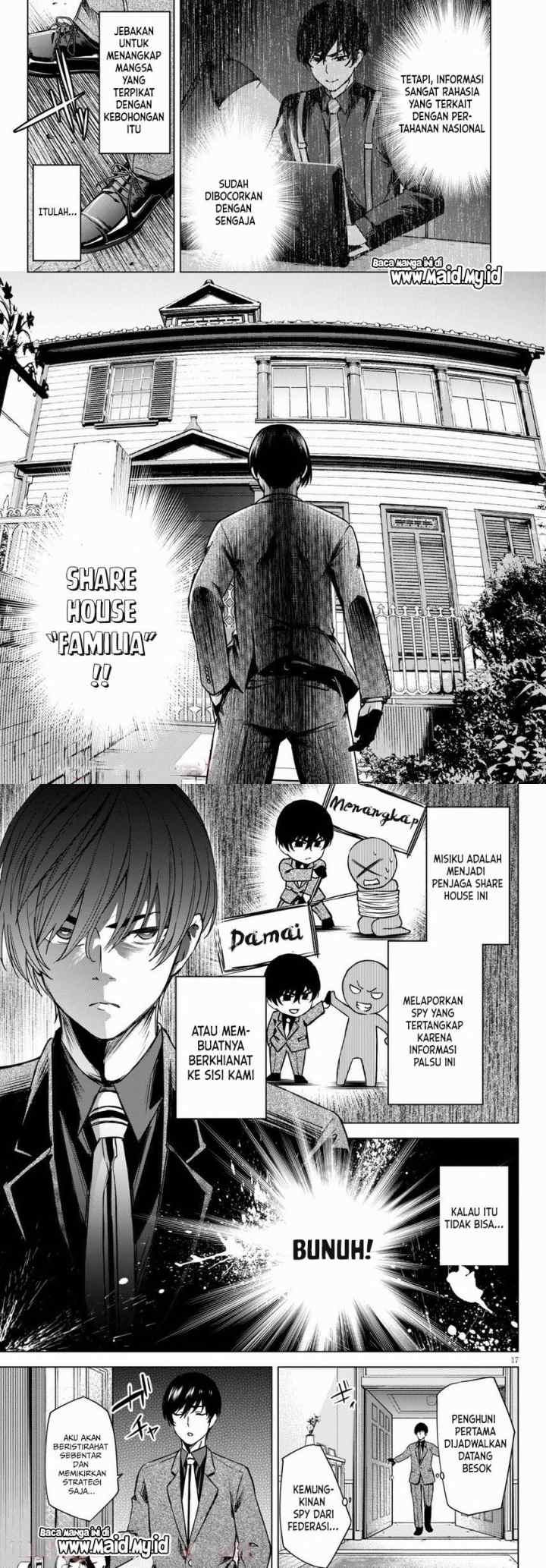 Honey Trap Sharehouse chapter 1.1 halaman 9