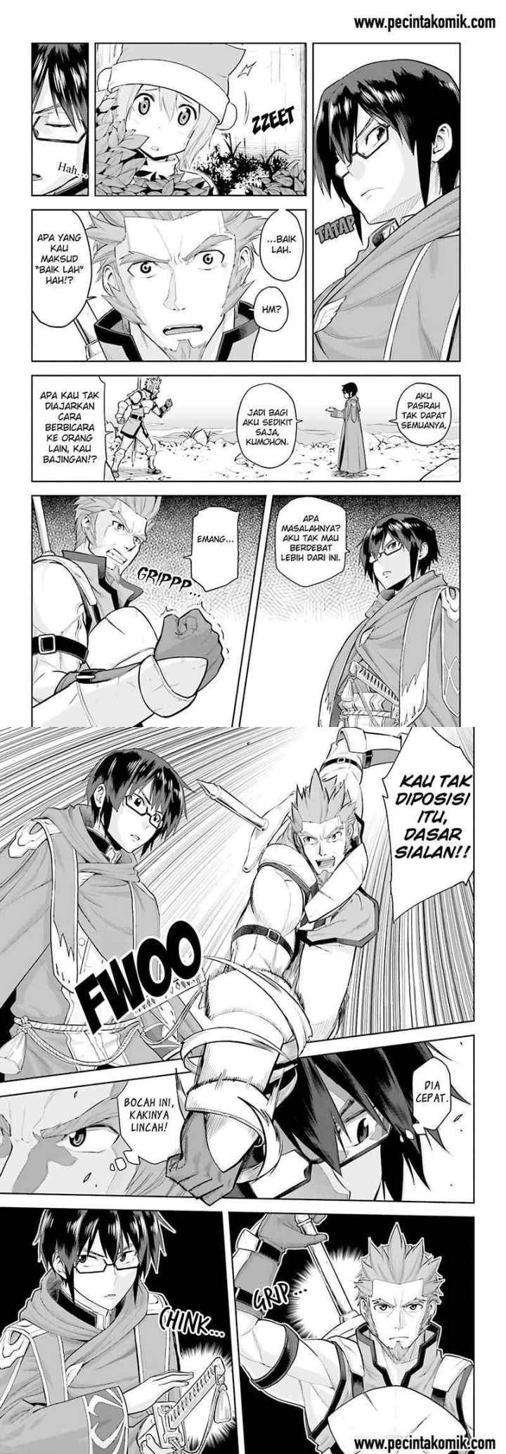 Konjiki no Moji Tsukai: Yuusha Yonin ni Makikomareta Unique Cheat chapter 5 halaman 7