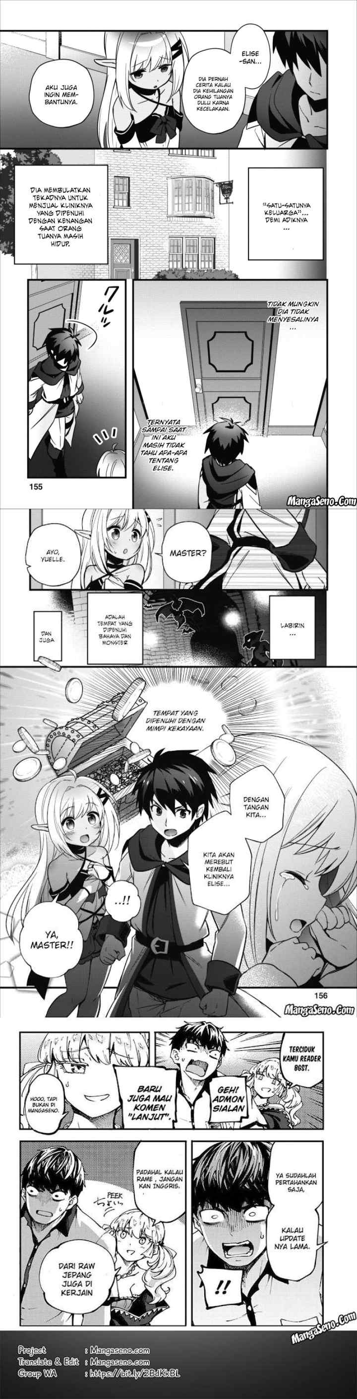 Isekai no Meikyuu Toshi de Chiyu Mahoutsukai Yattemasu chapter 5 halaman 15