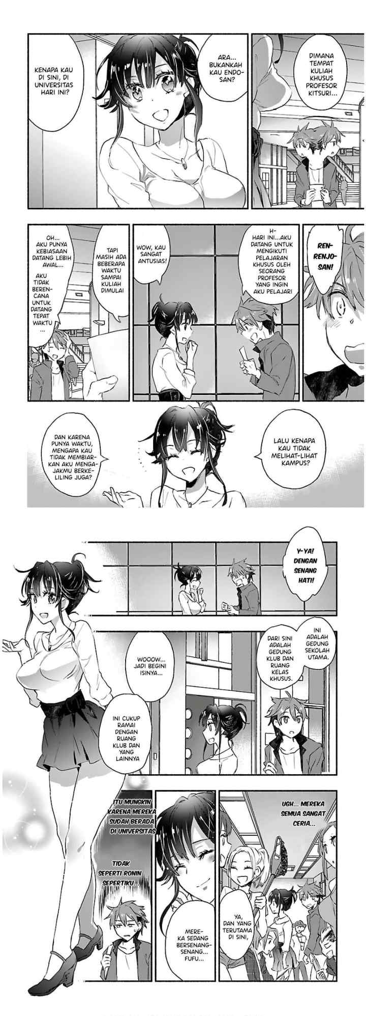 Yankee Musume ni Natsukarete Kotoshi mo Juken ni Shippai Shisou Desu chapter 3 halaman 4
