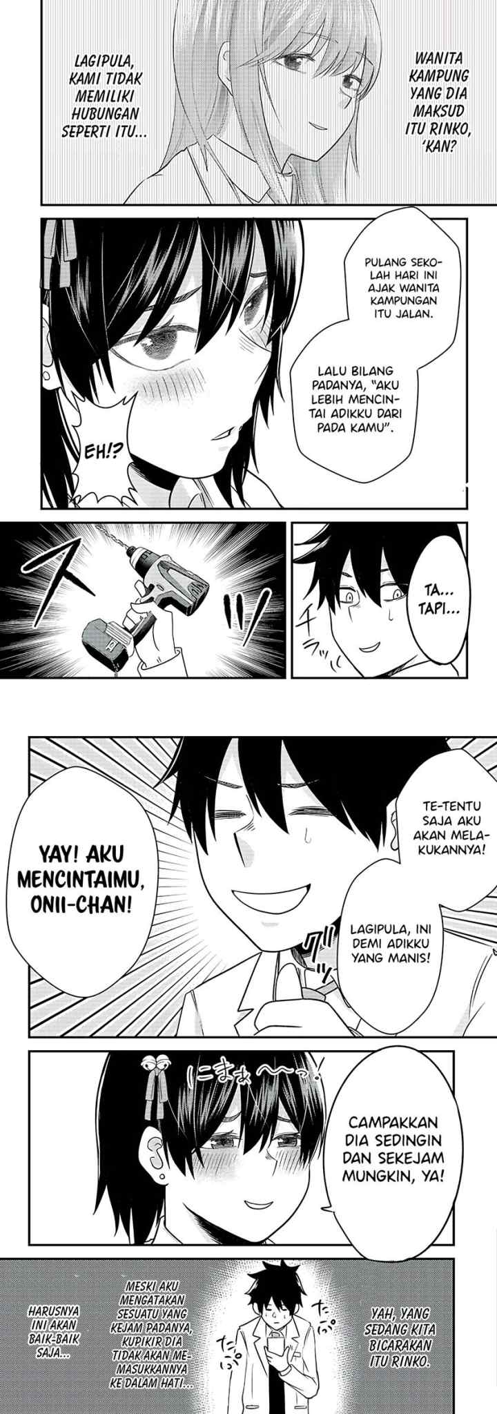 Mainichi Shine Shine Itte Kuru Gimai ga, Ore ga Nete Iru Suki ni Saimin-jutsu de Hore Saseyou to Shite Kurundakedo…! chapter 4 halaman 10