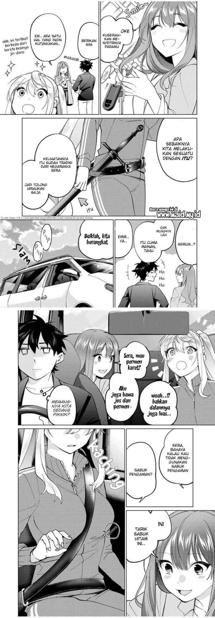 Tanbo de Hirotta Onna Kishi, Inaka de Ore no Yome da to Omowareteiru chapter 13 halaman 6