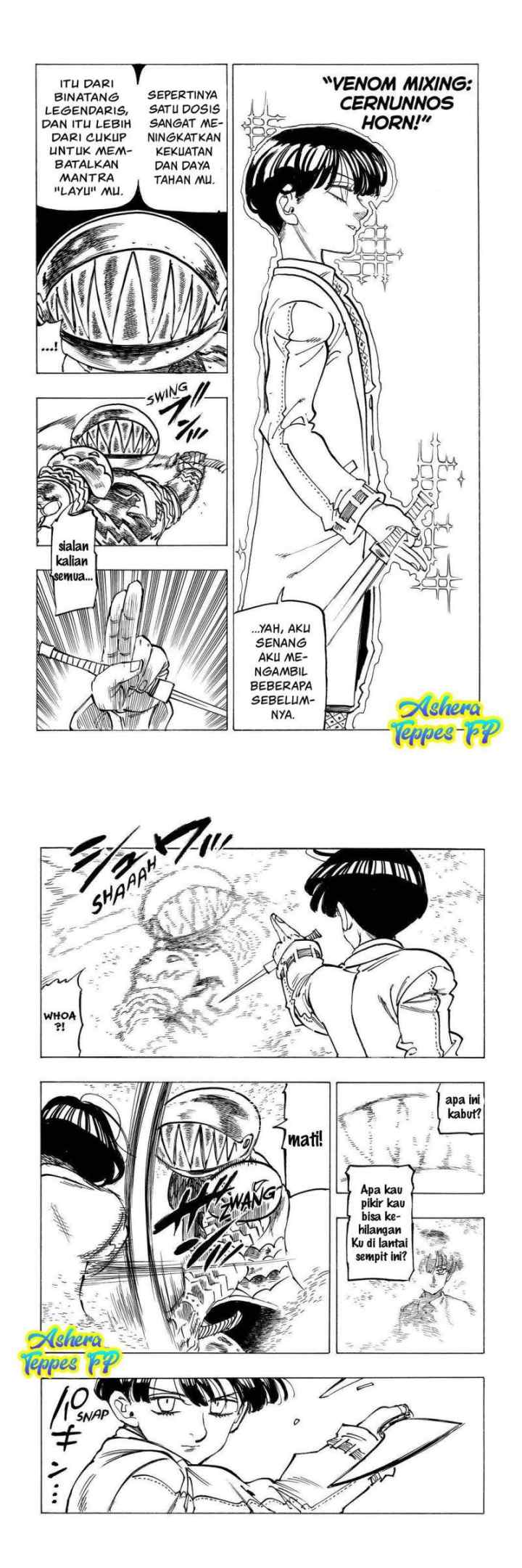 Mokushiroku no Yonkishi chapter 43 halaman 9