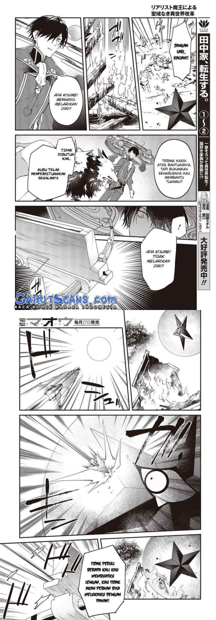 Realist Maou Niyoru Seiiki Naki Isekai Kaikaku chapter 35 halaman 7
