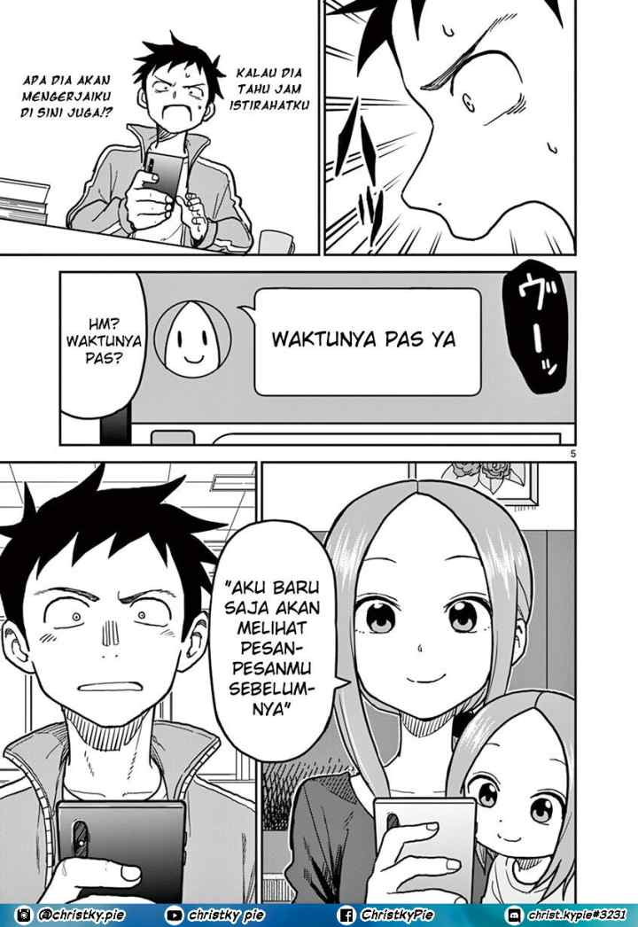 Karakai Jouzu no (Moto) Takagi-san chapter 113 halaman 5