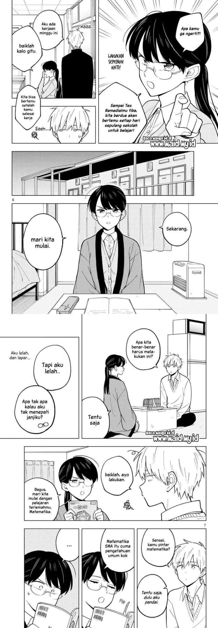 Sensei wa Koi wo Oshierarenai chapter 24 halaman 6