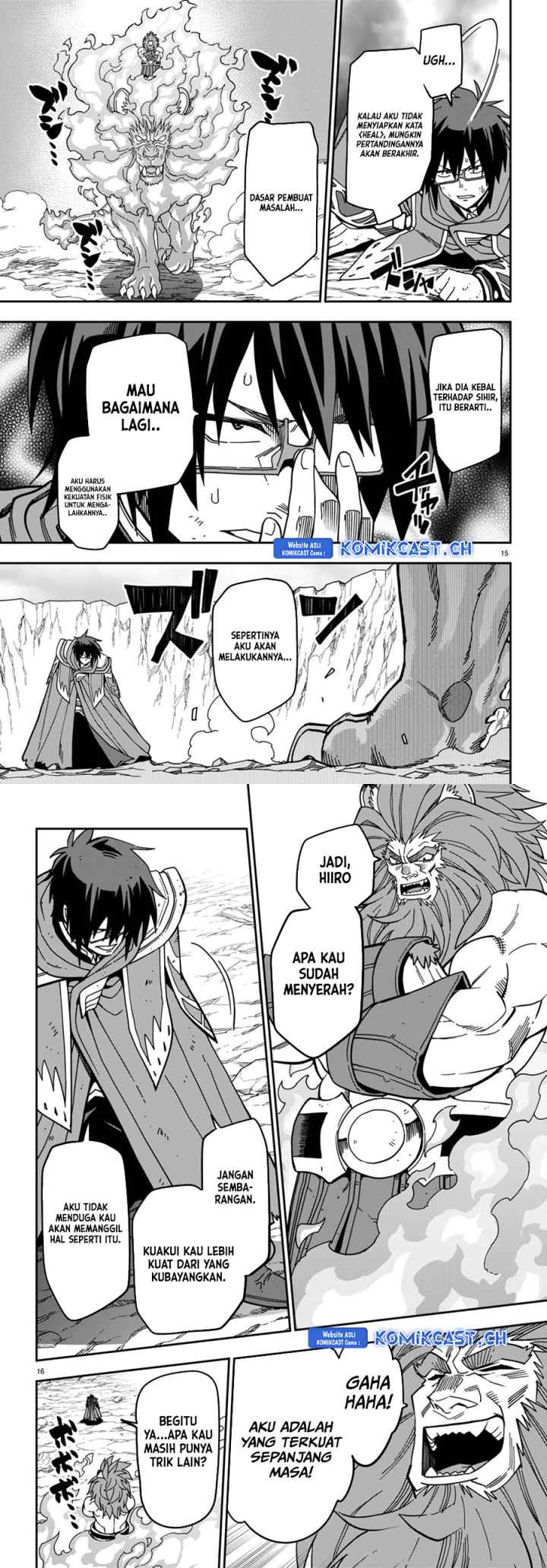 Konjiki no Moji Tsukai: Yuusha Yonin ni Makikomareta Unique Cheat chapter 93 halaman 8