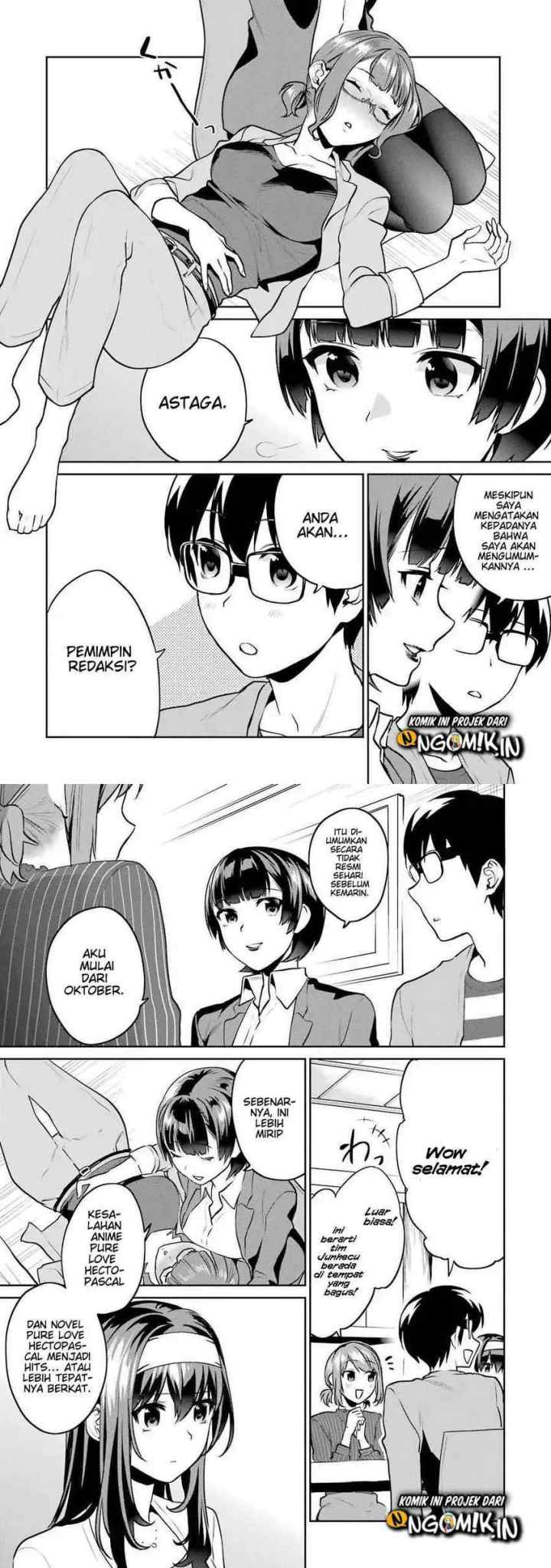 Saenai Heroine no Sodatekata: Koisuru Metronome chapter 45 halaman 7