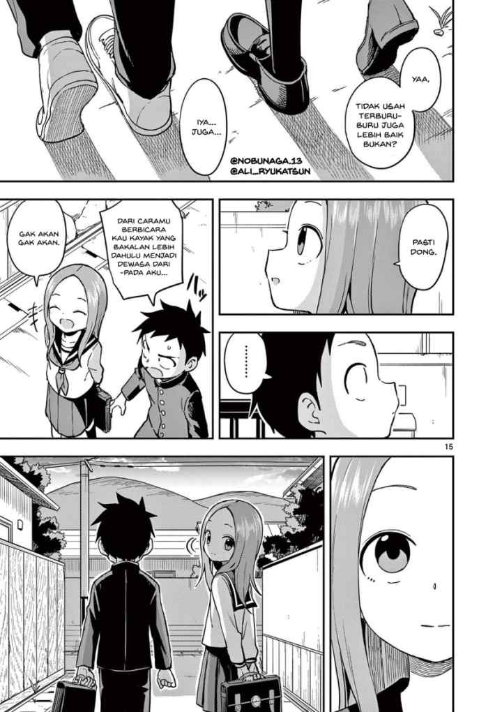 Karakai Jouzu no Takagi-san chapter 156 halaman 16