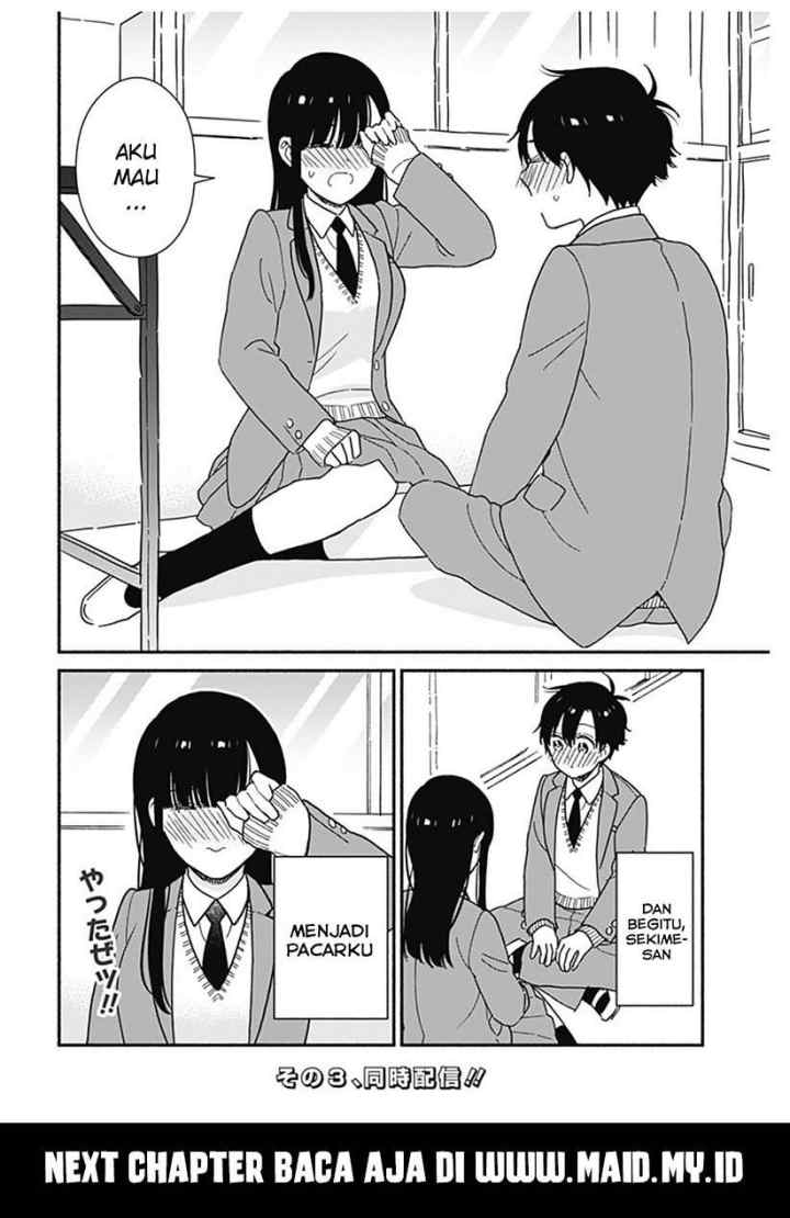 Sekimen Shinaide Sekime-san (Serialization) chapter 2 halaman 18