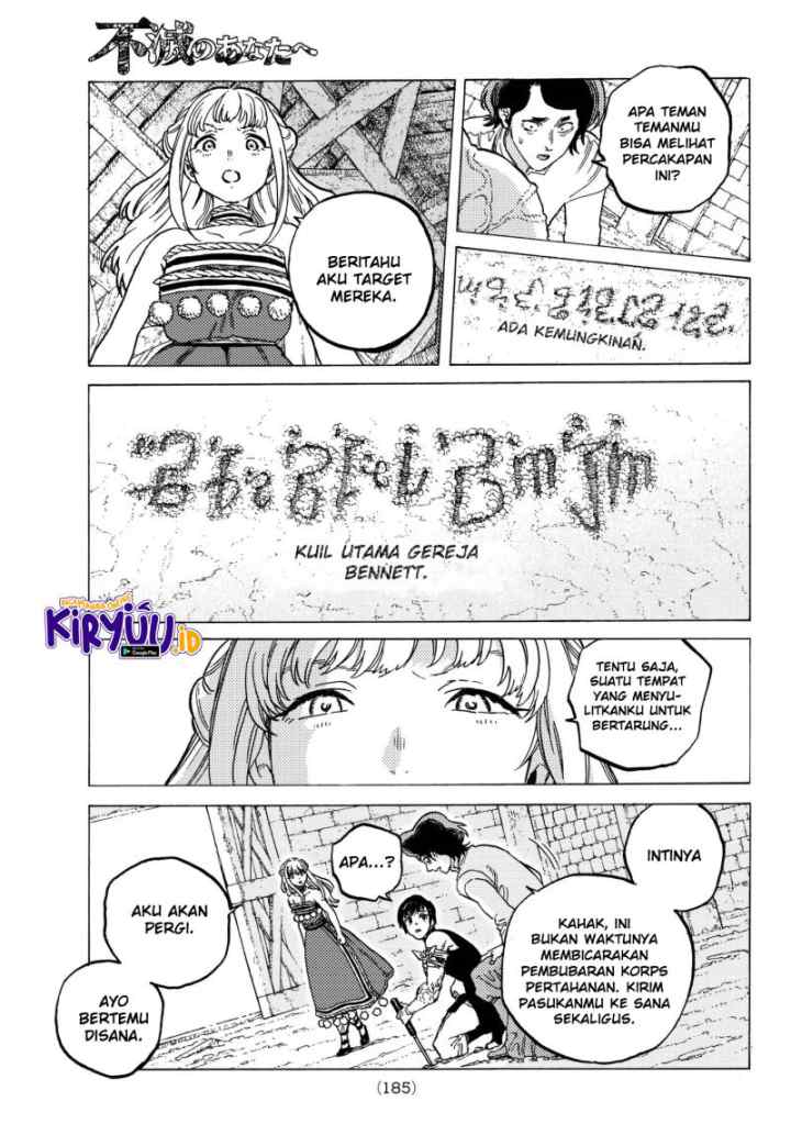 Fumetsu no Anata e chapter 78 halaman 14