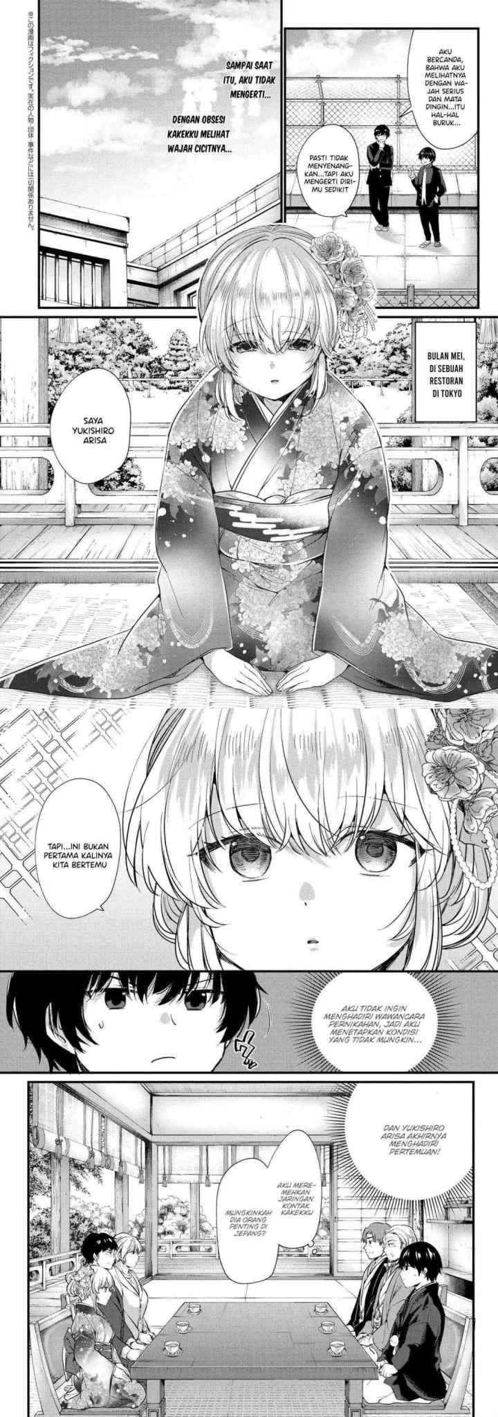 Omiai Shitakunakattanode, Muri Nandai na Jouken wo Tsuketara Doukyuusei ga Kita Ken ni Tsuite chapter 1 halaman 7