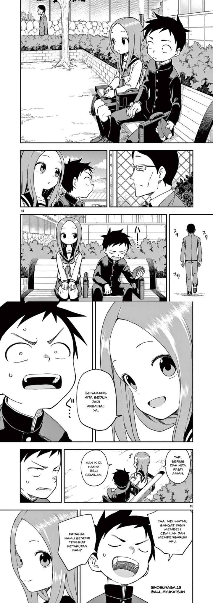 Karakai Jouzu no Takagi-san chapter 155 halaman 9