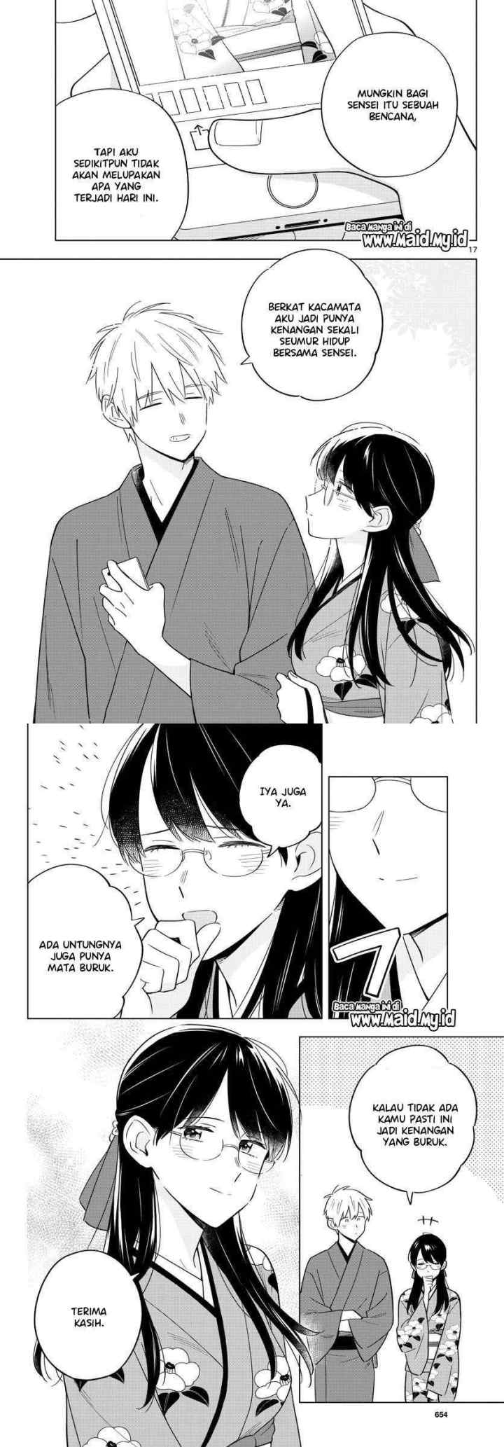 Sensei wa Koi wo Oshierarenai chapter 38 halaman 10