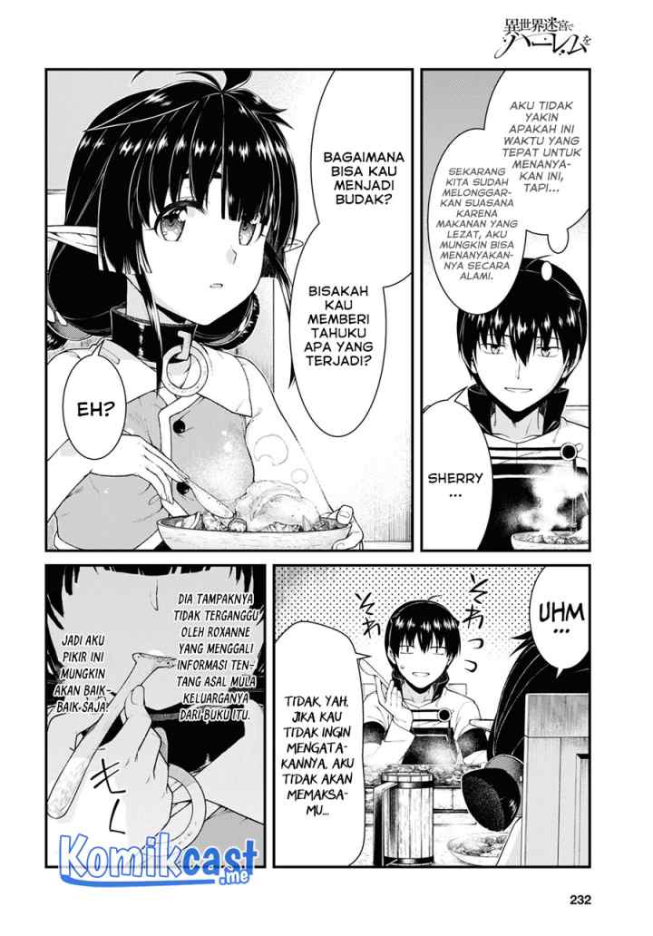 Isekai Meikyuu de Harem wo chapter 59 halaman 8