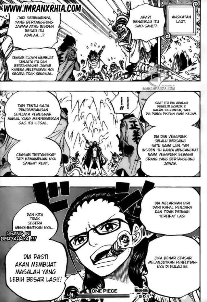 One Piece chapter 664 halaman 18