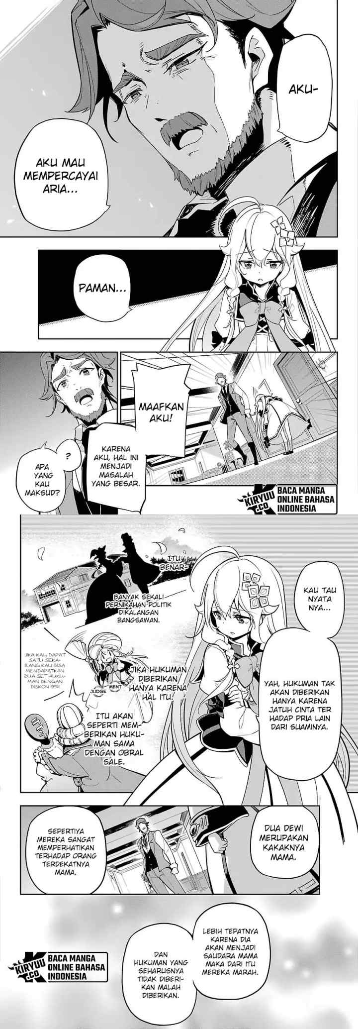 Chichi wa Eiyuu Haha wa Seirei Musume no Watashi wa Tenseisha chapter 15 halaman 10