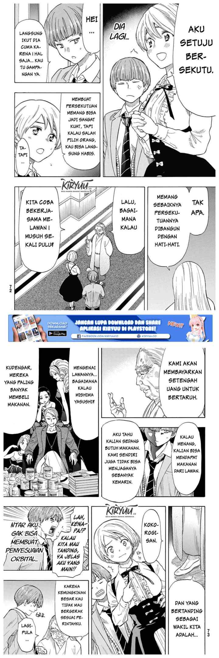 Tomodachi Game chapter 52 halaman 14