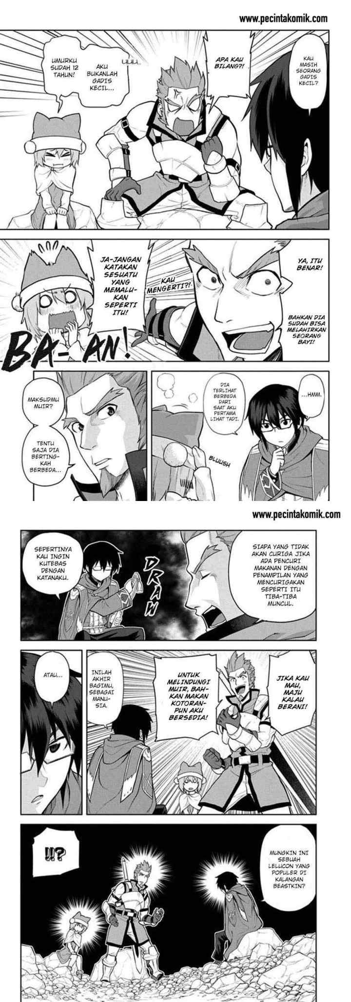 Konjiki no Moji Tsukai: Yuusha Yonin ni Makikomareta Unique Cheat chapter 6 halaman 5