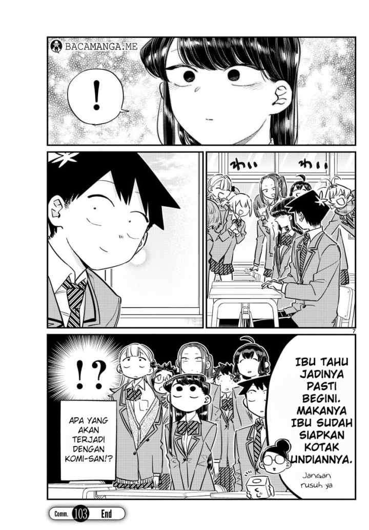 Komi-san wa Komyushou Desu chapter 103.2 halaman 8