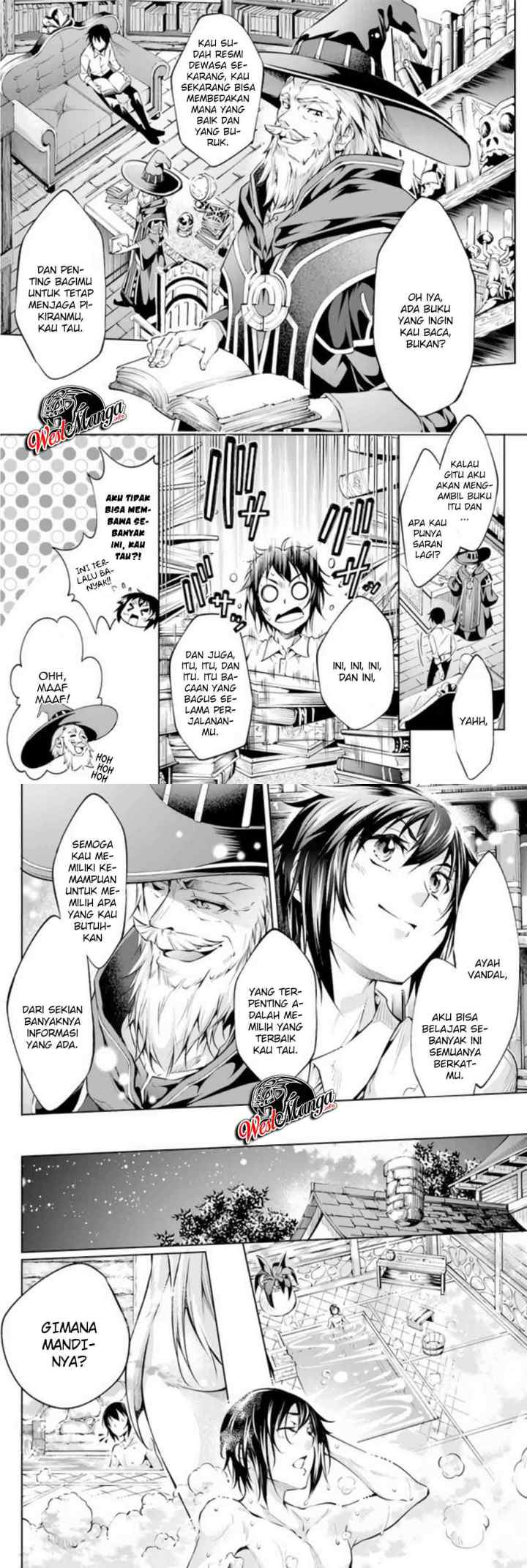 Kamigami ni Sodaterare Shimo no, Saikyou to Naru chapter 8 halaman 9