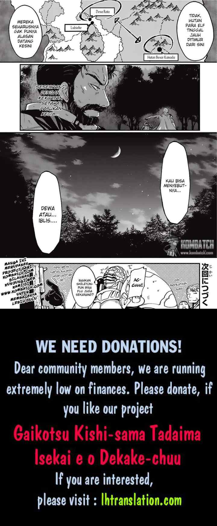 Gaikotsu Kishi-sama, Tadaima Isekai e Odekakechuu chapter 3 halaman 14