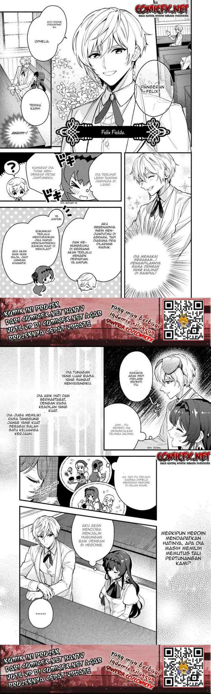 Akuyaku Reijou Route ga Nai Nante, Dare ga Itta no? chapter 1.2 halaman 5