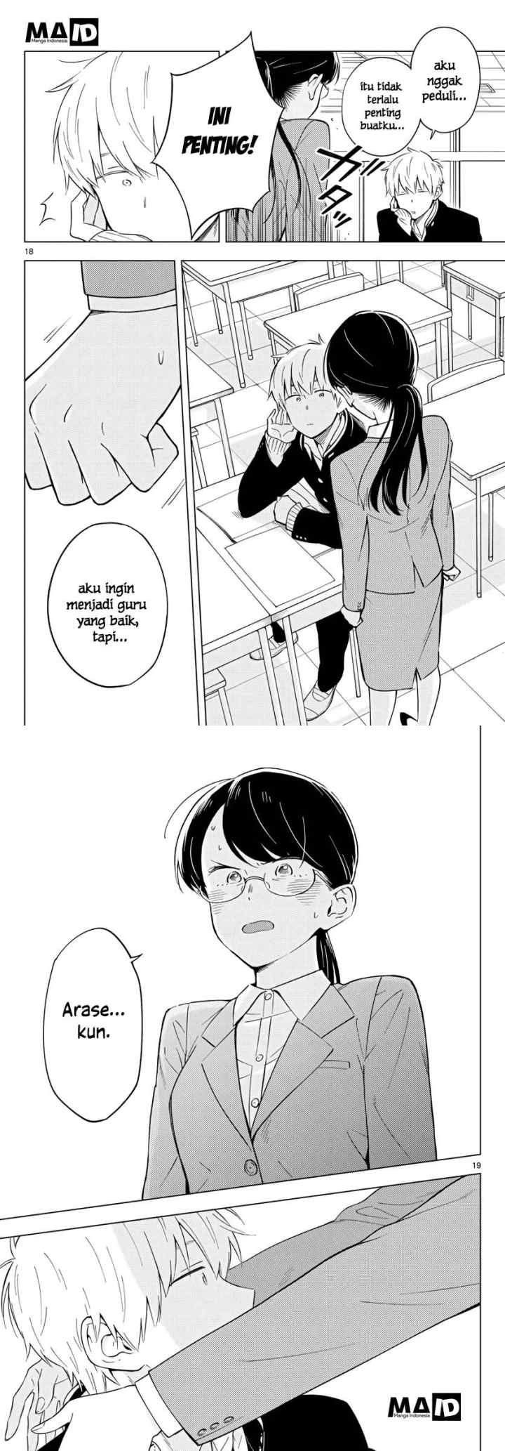Sensei wa Koi wo Oshierarenai chapter 9 halaman 11