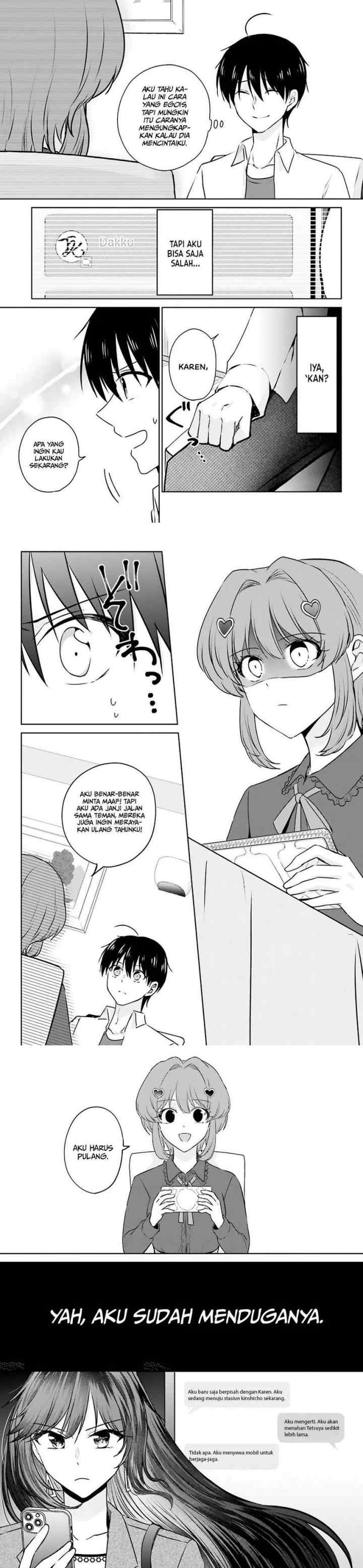 Kanojo ga Senpai ni NTR-reta node, Senpai no Kanojo wo NTR-masu chapter 3 halaman 6