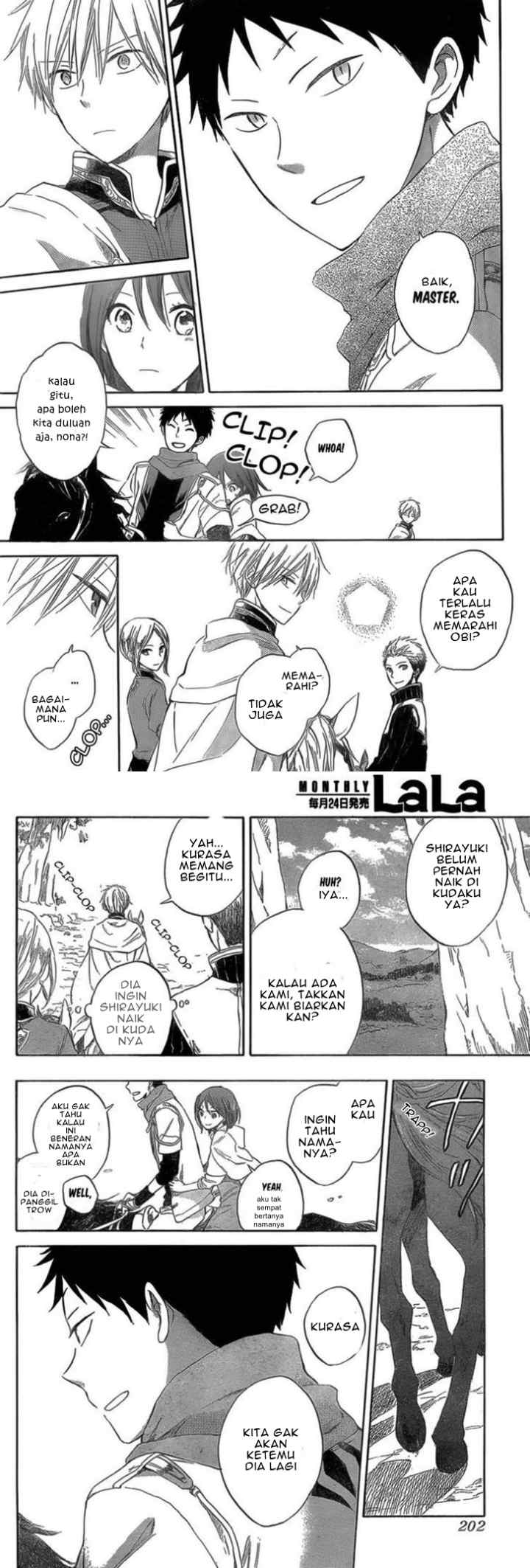 Akagami no Shirayukihime chapter 33 halaman 4