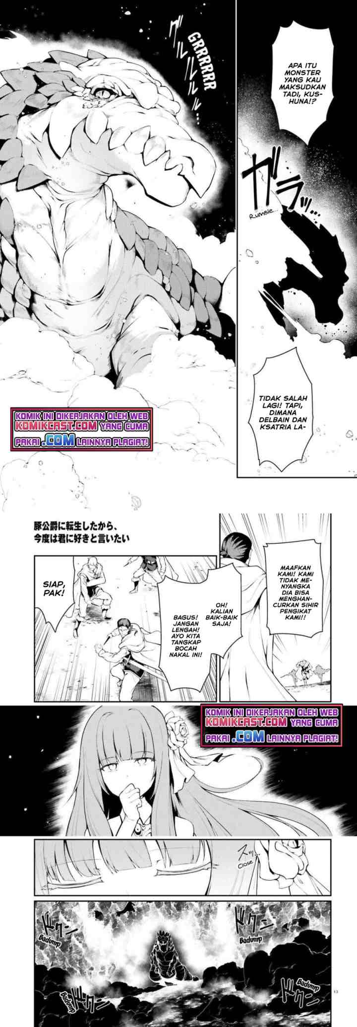 Buta Koushaku ni Tensei shita kara Kondo wa Kimi ni Suki to Iitai chapter 33 halaman 7