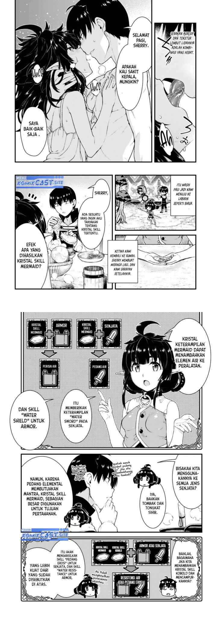 Isekai Meikyuu de Harem wo chapter 66 halaman 5