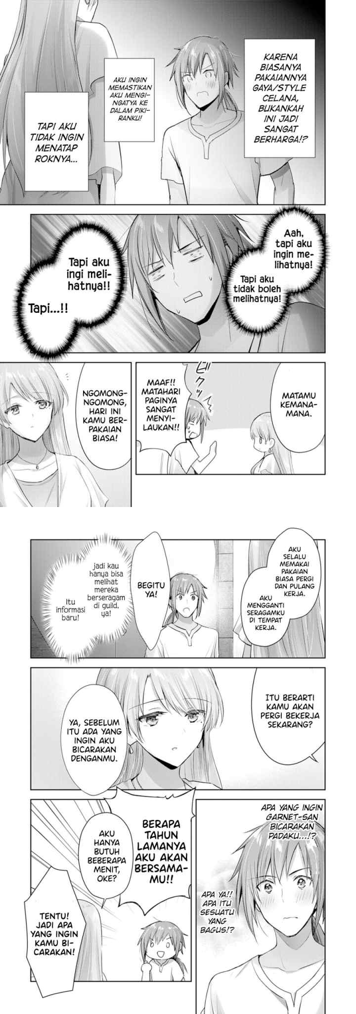Uketsukejo ni Kokuhaku Shitakute Girudo ni Kayoitsumetara Eiyu ni Natteta chapter 9 halaman 11