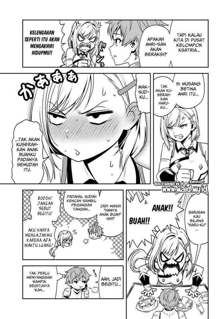 Toshiue Elite Onna Kishi Ga Boku No Mae De Dake Kawaii chapter 17.2 halaman 9