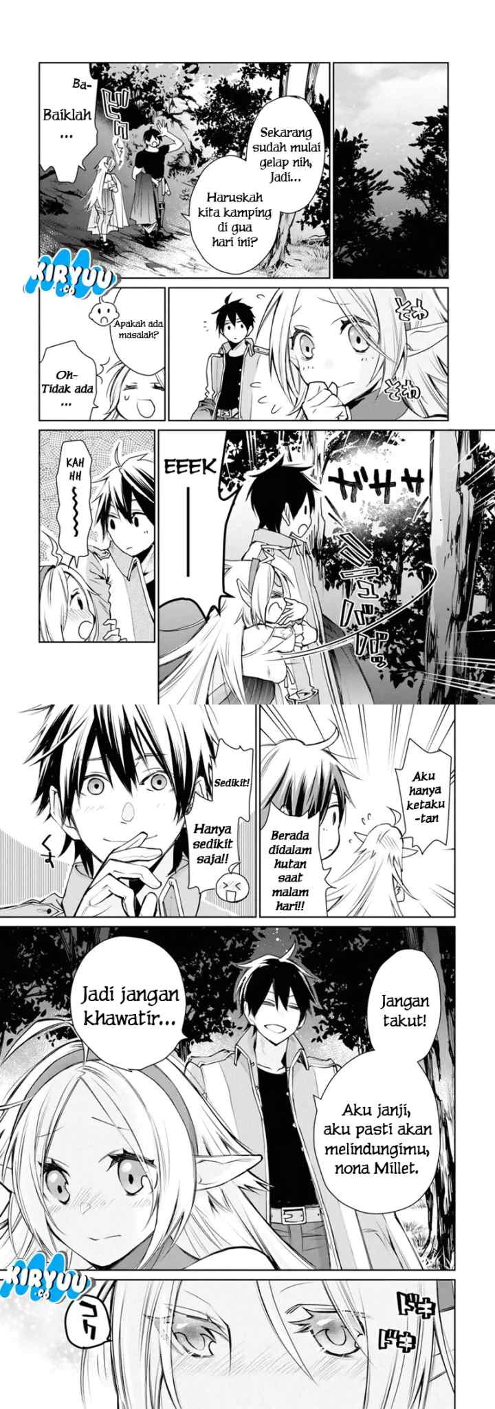Saikyou no Madoshi. Hisa ni Ya wo Ukete Shimatta no de Inaka no Eihei ni Naru chapter 1.3 halaman 7