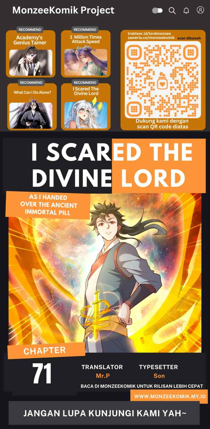 I Scared the Divine Lord as I handed over the Ancient Immortal Pill chapter 71 halaman 13