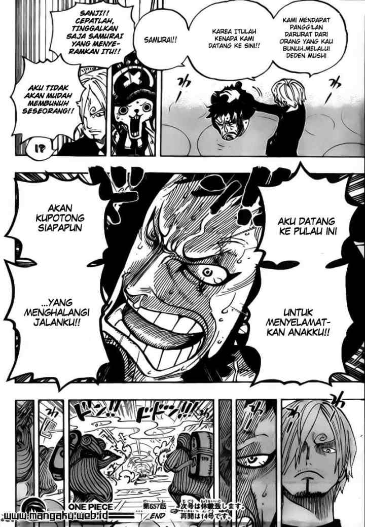 One Piece chapter 657 halaman 17